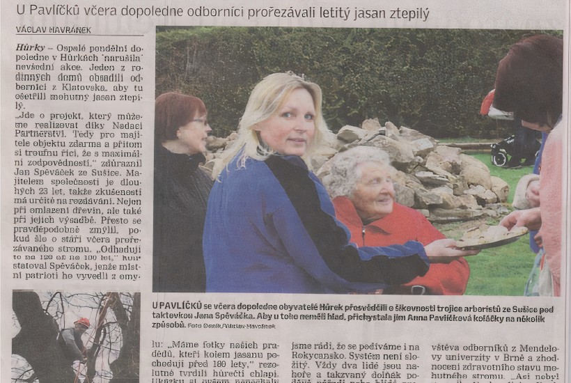 Dobročinná akce v Hůrkách